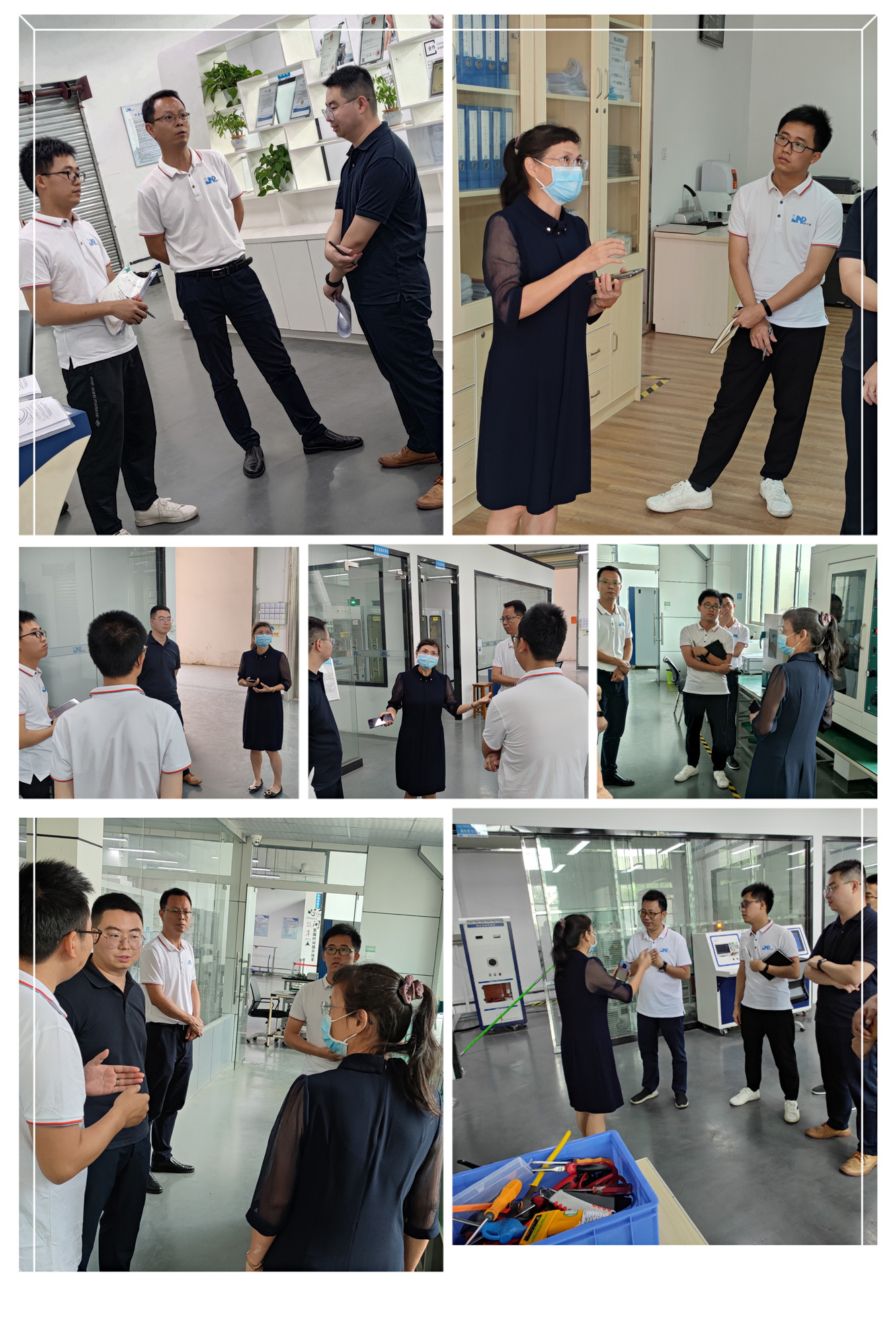 參觀實(shí)驗(yàn)室以及跟評審組老師交流照片 參觀實(shí)驗(yàn)室以及跟評審組老師交流照片